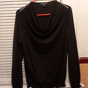 Dressy Black Evening Top